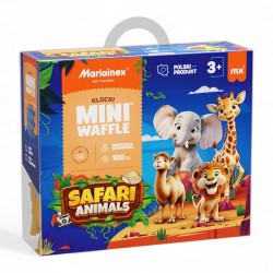 907108 MARIOINEX KLOCKI MINI WAFLE ANIMALS - SAFARI