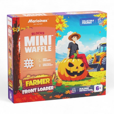 907481 MARIOINEX KLOCKI MINI WAFLE FARMER - KOPARKA