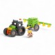 907498 MARIOINEX KLOCKI MINI WAFLE FARMER - TRAKTOR Z OPRYSKIWACZEM
