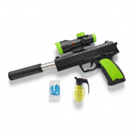 548872 PISTOLET 2w1 KULKI ŻELOWE i KULKI PEGAZ