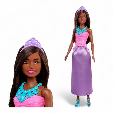 055777 BARBIE LALKA DREAMTOPIA KSIĘŻNICZKA FIOLETOWY M&Z