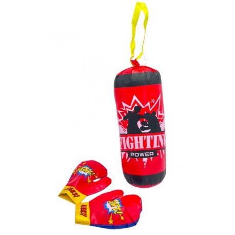572818 ZESTAW WOREK BOKSERSKI + RĘKAWICE 40 cm CABO-TOYS