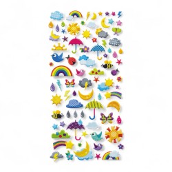 689115 NAKLEJKI WYPUKŁE WIOSNA BREWIS