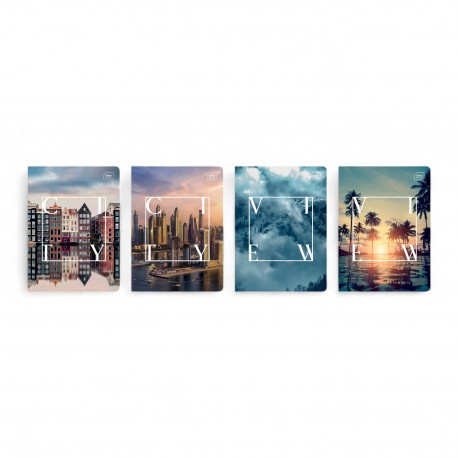 366849 ZESZYT W KRATKĘ A5 60 MIX INTERDRUK