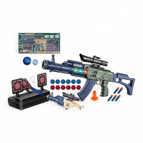 454917 KARABIN PISTOLET 2w1 NA STRZAŁKI I KULE ŚW/DŹ GAZELO