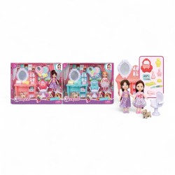 448735 MINI LALKA SALON AKCESORIA 2 wz. BIGTOYS