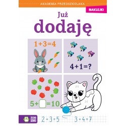 880426 Akademia przedszkolaka. Poznaję cyferki ZIELONA SOWA