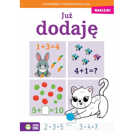 880426 Akademia przedszkolaka. Poznaję cyferki ZIELONA SOWA