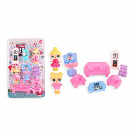 6437296 MINI LALKA SALON AKCESORIA BIGTOYS