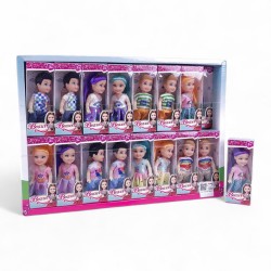 473089 MINI LALKA 8 CM 2 wz. DISPLAY BIGTOYS