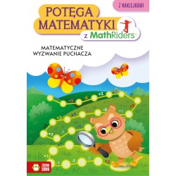 996302 Potęga matematyki z MathRiders. Matematyczne wyzwanie Puchacza ZIELONA SOWA