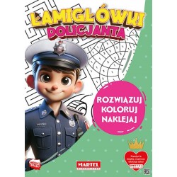 900287 ŁAMIGŁÓWKI POLICJANTA Z NAKLEJKAMI MARTEL