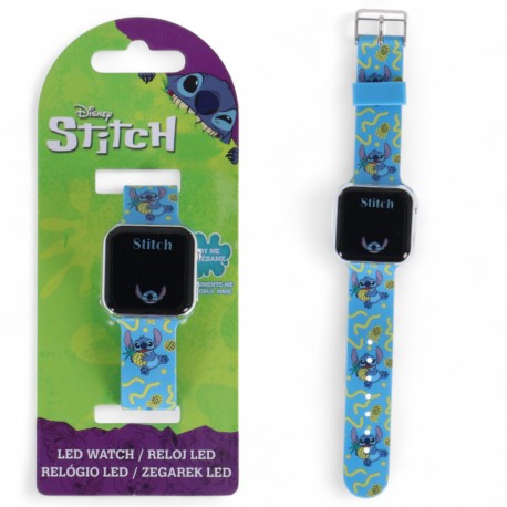 704147 DIAKAKIS ZEGAREK CYFROWY LED LILO&STITCH PULIO