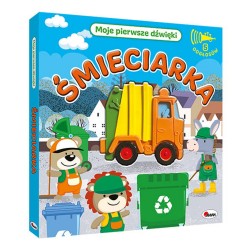812658 MOJE PIERWSZE DŹWIĘKI ŚMIECIARKA KSIĄŻKA DŹWIĘKOWA MOREX