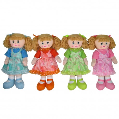 165336 SUN-DAY LALKA SZMACIANKA 40 CM 4 KOLORY