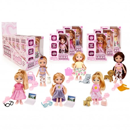 181900 LALKA NATALIA Z AKCESORIAMI 17 CM 6 WZORÓW ARTYK