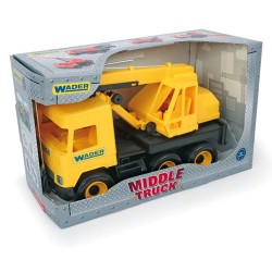 36309 WADER MIDDLE TRUCK DŹWIG ŻÓŁTY W KARTONIE