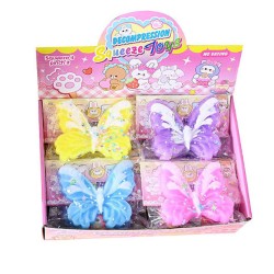 481831 SQUISHY GNIOTEK MOCHI ANTYSTRESOWY MOTYL 4 KOLORY BIGTOYS
