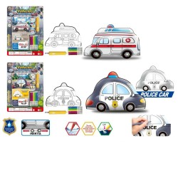 488264 ZESTAW DO MALOWANIA POJAZDY INTERWENCYJNE 2 WZORY GAZELO