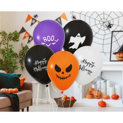 191424 BALONY HAPPY HALLOWEEN 30 CM 5 SZT. GODAN