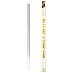 150827 ZIMNE OGNIE SZTUCZNE FAJERWERKI 90cm 3sztuk GODAN