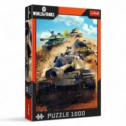 10943 TREFL PUZZLE 1000 el. WORLD OF TANKS, CZOŁGI W BOJU