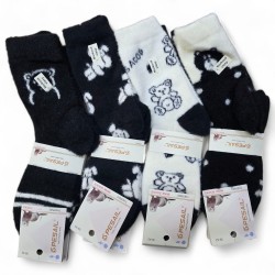 148724M SKARPETKI GRUBE STYLOWE SKARPETY MISIE MIX