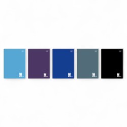 348548 BRULION ZESZYT W KRATKĘ A7 80 ONE INTERDRUK