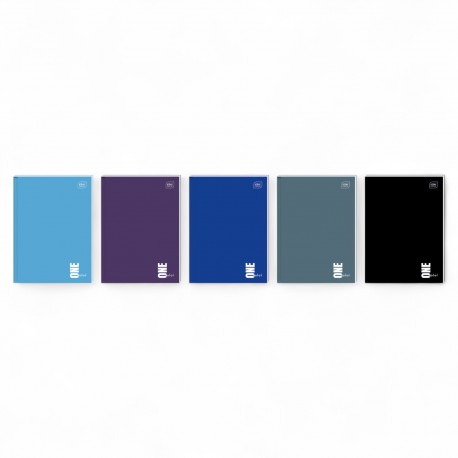 348548 BRULION ZESZYT W KRATKĘ A7 80 ONE INTERDRUK