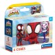406616 CLEMENTONI KLOCKI OBRAZKOWE CUBI SPIDEY I PRZYJACIELE 6EL