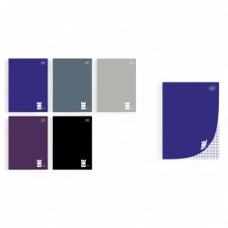 348517 BRULION ZESZYT W KRATKĘ A6 50 ONE INTERDRUK