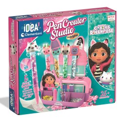 182145 CLEMENTONI FABRYKA DŁUGOPISÓW KOCI DOMEK GABI 5 DŁUGOPISÓW