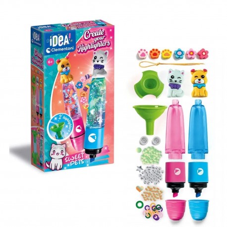 181667 CLEMENTONI IDEA MINI FABRYKA MARKERÓW SŁODKIE PUPILE