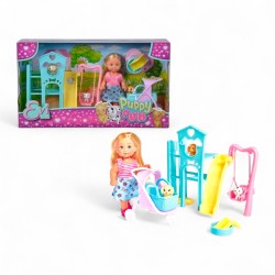 061821 LALKA EVI NA PLACU ZABAW DLA SZCZENIAKÓW M&Z