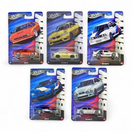 034390 HOT WHEELS SILVER SERIES BMW MIX M&Z