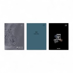 366993 ZESZYT W KRATKĘ A5 60 BOYS MIX INTERDRUK