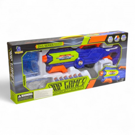 786128 PISTOLET NA KULKI ŻELOWE + AKCESORIA PEGAZ