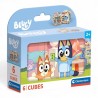 406623 CLEMENTONI KLOCKI OBRAZKOWE CUBI BLUEY 6EL