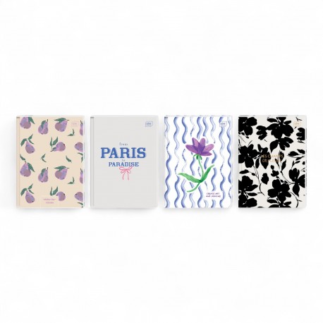 277015 BRULION W KRATKĘ A4 96 GIRL MIX INTERDRUK