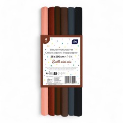 374257 BIBUŁA MARSZCZONA EARTH MINI MIX INTERDRUK