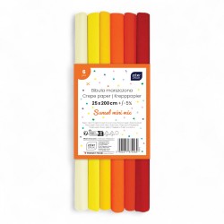 374264 BIBUŁA MARSZCZONA SUNSET MINI MIX INTERDRUK