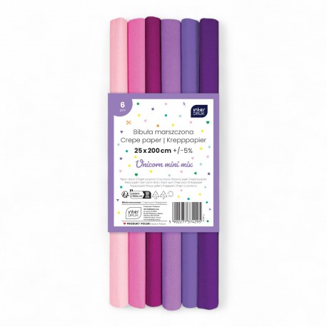 374295 BIBUŁA MARSZCZONA UNICORN MINI MIX INTERDRUK