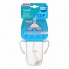 166292 CANPOL BIDON NIEKAPEK Z RURKĄ SILIKONOWĄ 270 ML KREMOWY