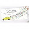 488551 KOPERTA ŚLUB ŻÓŁTE AUTO HENRY