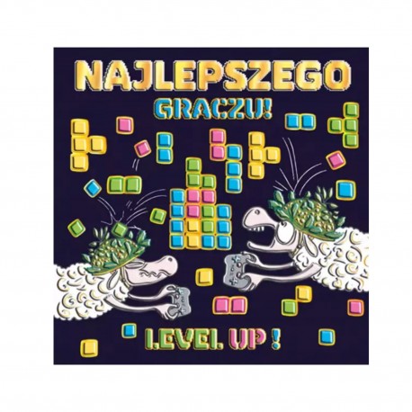 484720 KARNET KWADRATOWY GRA ONLINE LEVEL UP GRACZ HENRY