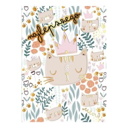 980672 KARNET B6 KOTY PATTERN HENRY