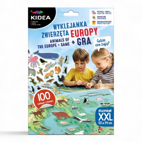 KIDEA 708558 GDZIE ONE ŻYJĄ? ZWIERZĘTA EUROPY