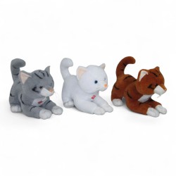 173447 ŚREDNI PLUSZAK PLUSZOWY KOT 26 CM 3 kol. SUN-DAY