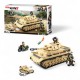 414232 KLOCKI SLUBAN ARMY DUŻY NIEMIECKI CZOŁG 543 EL GAZELO
