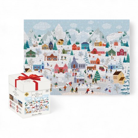 376282 INTERDRUK PUZZLE 1000 EL. CHRISTMAS VILLAGE